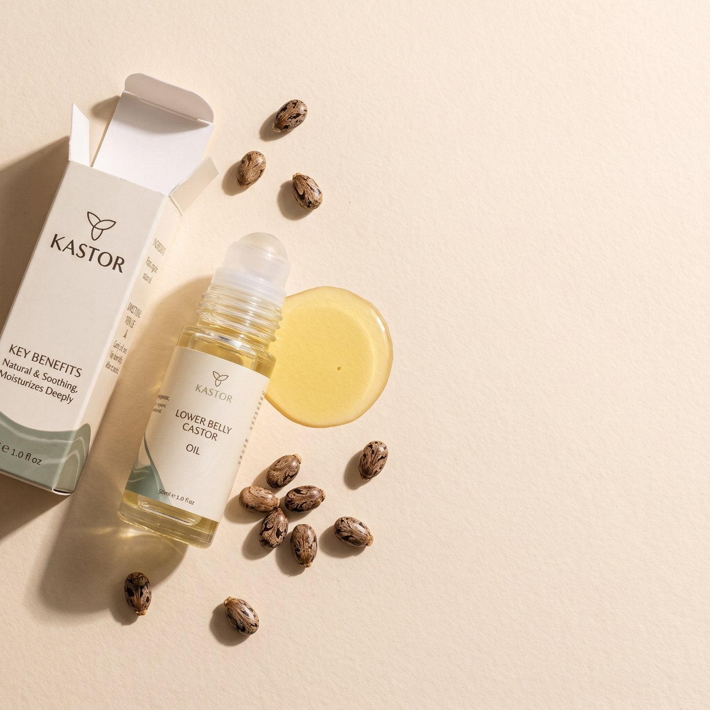 Roller, carton, castor oil and castor seeds