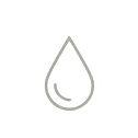 A drop of oil, drawn in outline